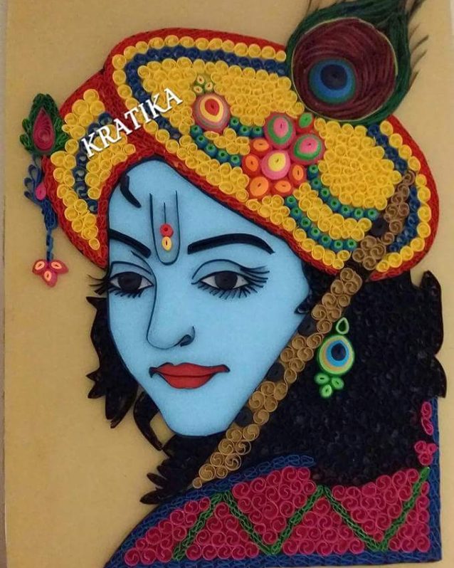 Paper Quilling Krishna K4 Craft Community