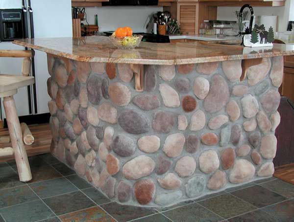 Beautiful Ideas Adding River Rocks To Your Home Decoration