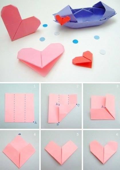 Heart Shape Decoration with Paper Craft