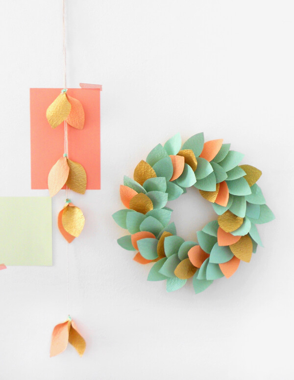 How to make a Paper Wreath