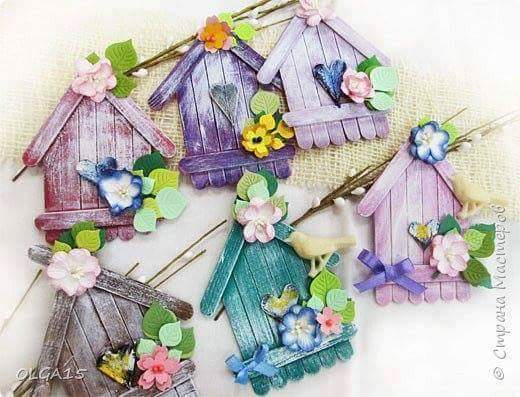 DIY House Craft with Popsicle Sticks