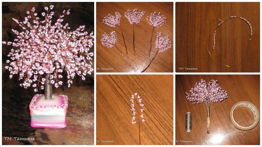 How to make sakura (Japanese cherry) tree