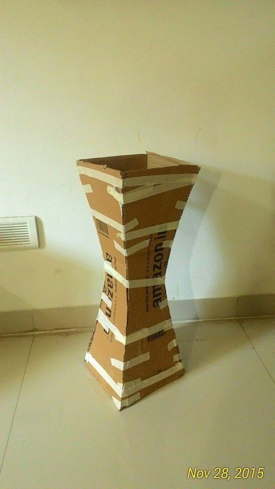 How to Make Vase From Cardboards K4 Craft Community