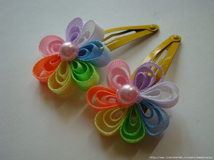 How to make flower Clips – Step by step