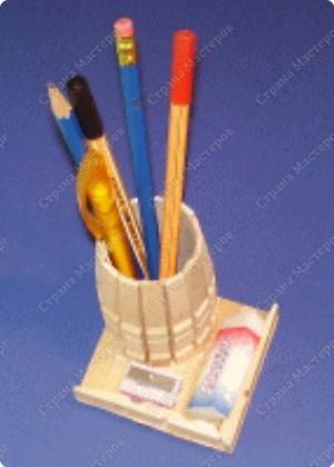 How to make Popsicle Stick pens & pencils Stand