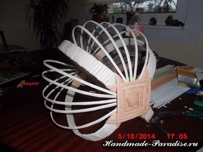 DIY Weave basket from newspaper tube (Step by step) K4 Craft Community