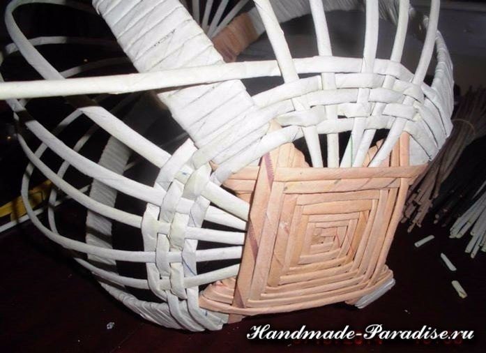 DIY Weave basket from newspaper tube (Step by step) K4 Craft Community