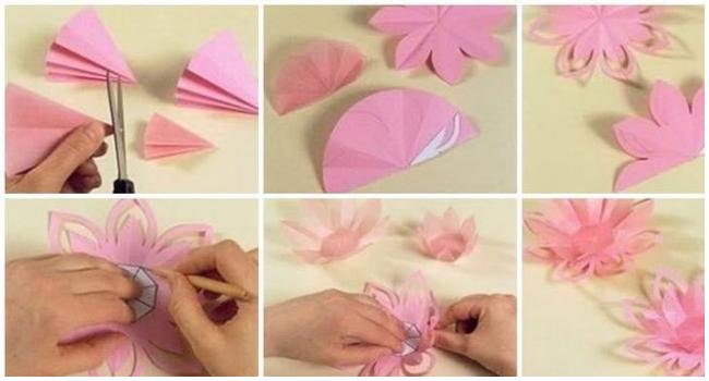 DIY How To Make A Paper Lotus Candle Holder