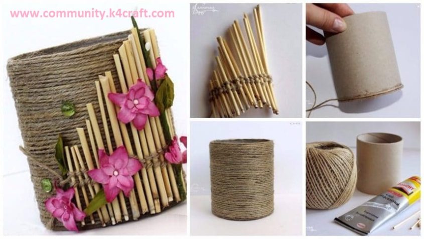 How to Make Pencil Holder at Home