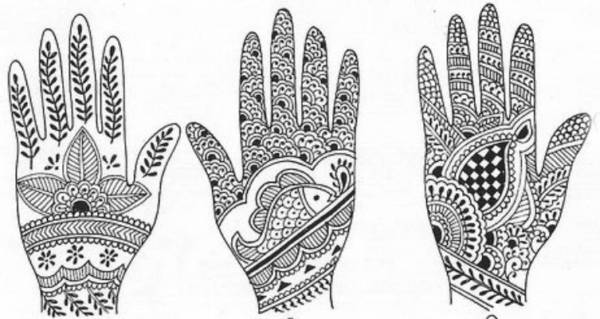 Classy Mehndi Designs For Hands Step By Step