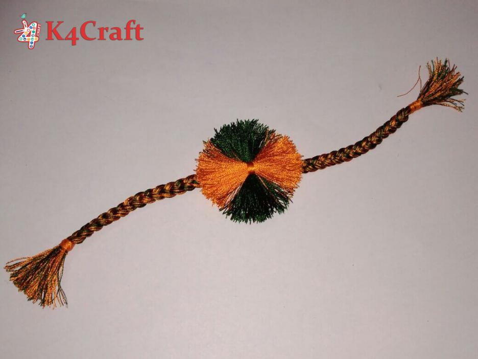 Silk Thread Rakis Rakhi with Silk Thread - K4 Craft Community