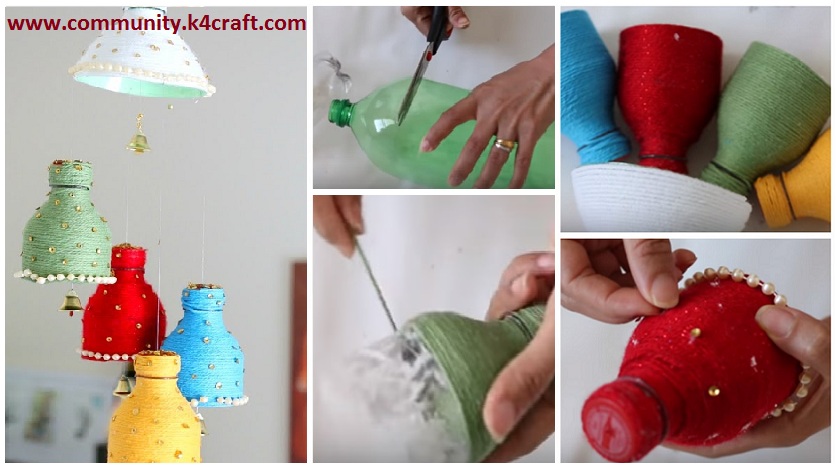 How to Make Plastic Bottle Wall Hanging
