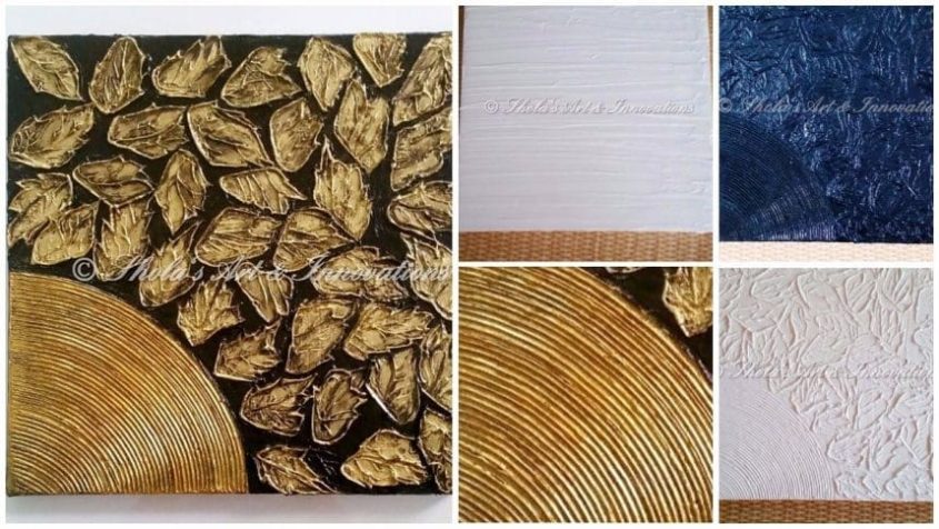 How to “Golden Leaves” Texture work on Canvas