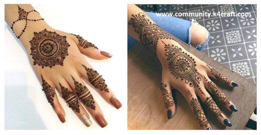 Round Henna Designs – Circle Mehndi Designs for hands