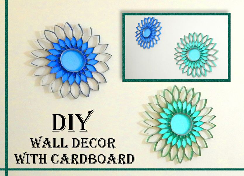 DIY Wall Decor with only cardboard