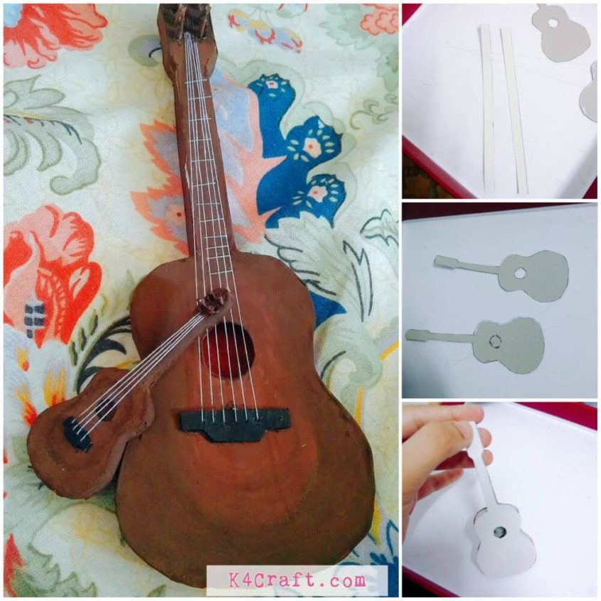 GUITAR WITH OLD TISSUE BOX