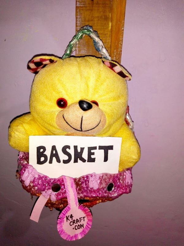 Teddy holder basket and floor mat