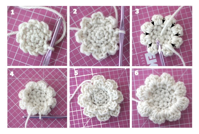 Crochet Ideas : Hair Clips step by step tutorial Creative DIY Crochet Patterns For Beginners