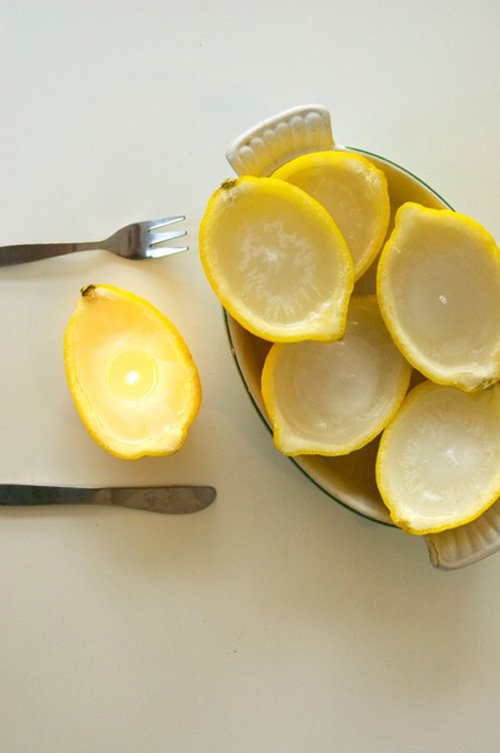 Lemon Candles Creative DIY Ideas to Decorate A Candle