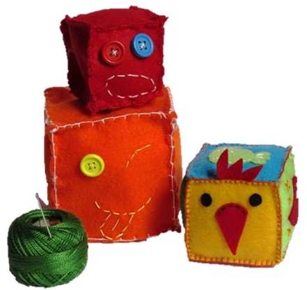 Happy-felt-blocks Creative Easy Craft Ideas For Sewing Toys