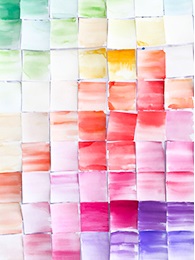 WATERCOLOR PAPER SQUARES BACKDROP FOR HOME DECORATION