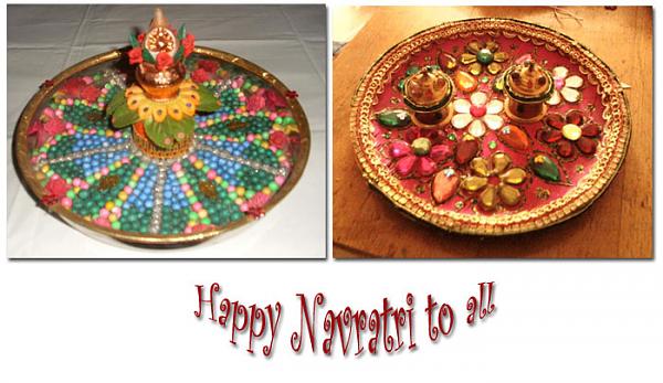 Thali Decoration Ideas During Navratri