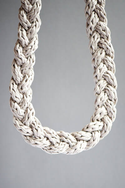 Crocheted Braided Necklace Wonderful Crochet Ideas for this Winter