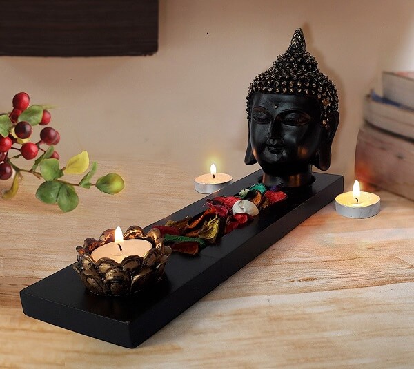 buddha-idol-with-t-light-holder Ideas To Make Your Diwali Special