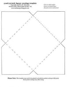 DIY: Download Templates for Envelopes - K4 Craft