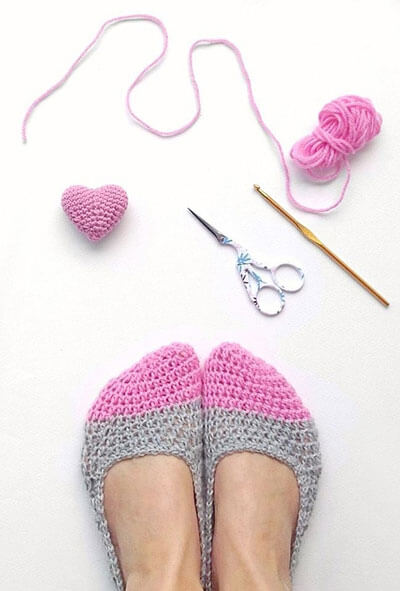 Crocheted Slippers Wonderful Crochet Ideas for this Winter
