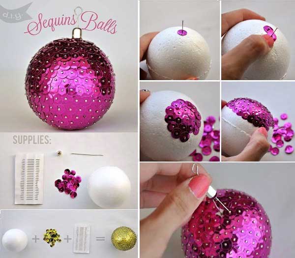 Ball Ornaments Easy and Affordable Christmas Decorations Ideas