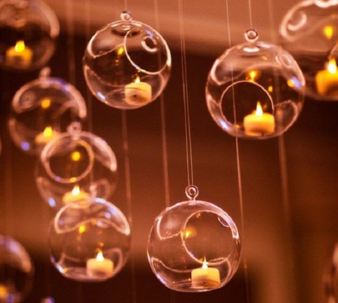 Hanging Candle Sphere DIY: Decoration Ideas with Candle Holder