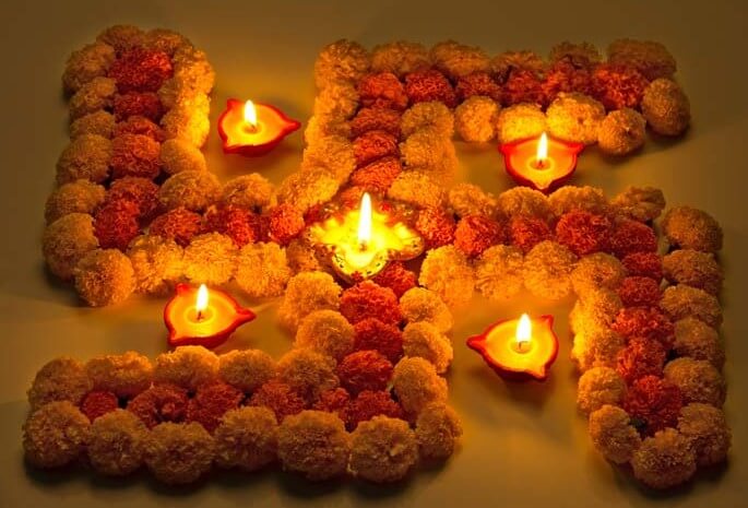 Flower Swastika for Diwali Ideas To Make Your Diwali Special