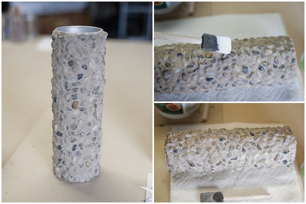 fab-you-bliss-blog-pringles-can-turned-handcrafted-rock-vase-Make Rustic Rock Vase with Simple Can and Rocks