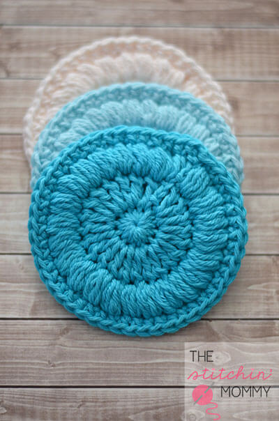 Crocheted Face Scrubbies Wonderful Crochet Ideas for this Winter