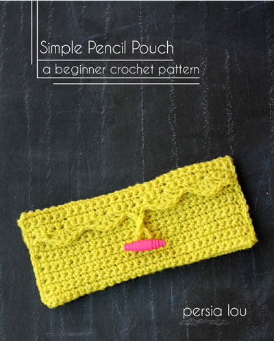 Simple Pencil Pouch Wonderful Crochet Ideas for this Winter