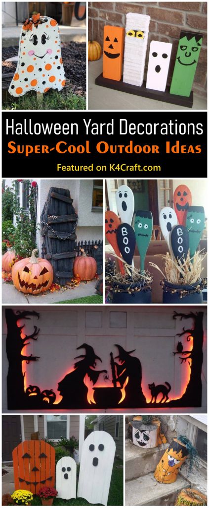 15+ Best Wooden Ideas for Halloween Yard Decorations - K4 Craft
