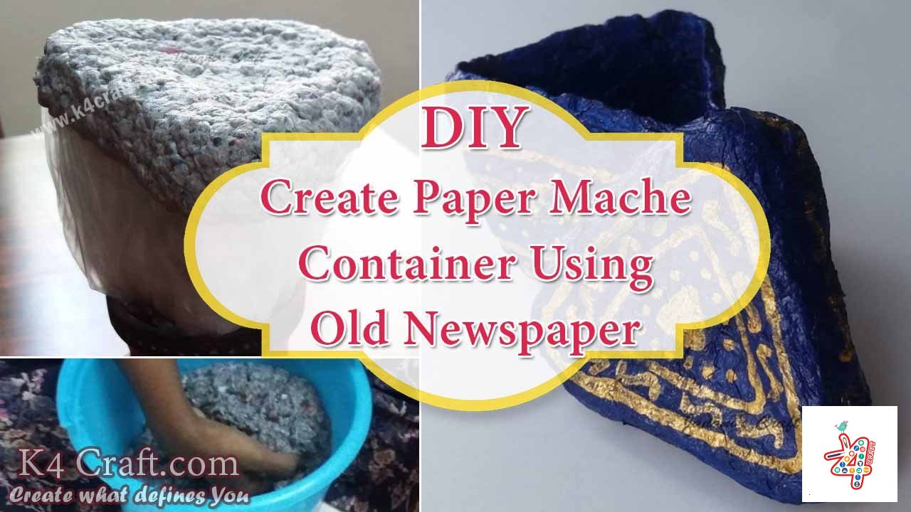 Craft tutorials from Old Newspapers & Magazines - Step by step