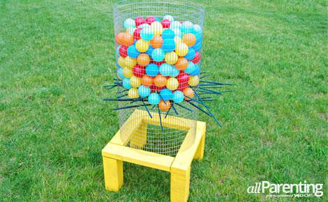 DIY Ker-Plunk Game Indoor and Outdoor Family Reunion Game Ideas For All Ages