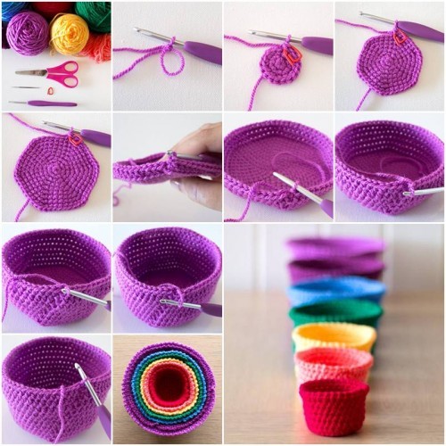 DIY Crochet pattern Bowl  DIY Crochet pattern Bowl