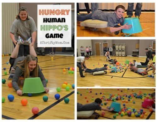 Hungry Human Hippos Indoor and Outdoor Family Reunion Game Ideas For All Ages