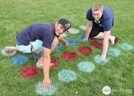 Lawn Twister Indoor and Outdoor Family Reunion Game Ideas For All Ages