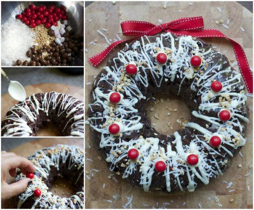 diy-sweet-christmas-wreath DIY Food Christmas Wreath Step by Step Tutorial