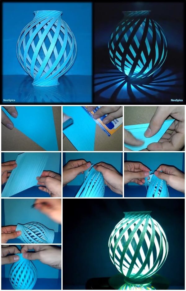 how-to-make-paper-lamp-ball-twist-spiral Amazing DIY Paper Craft Ideas (Step by Step)