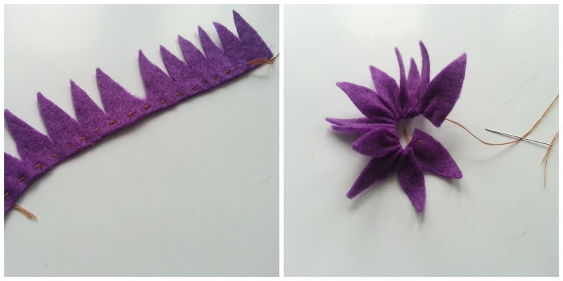 how-to-make-flowers-using-felt DIY : Learn to Make Beautiful Flower Using Felt