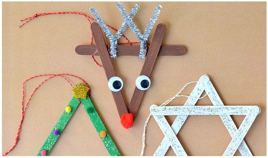 Popsicle Fun for this Christmas days- DIY Reindeer Ornament Tutorial * K4 C...