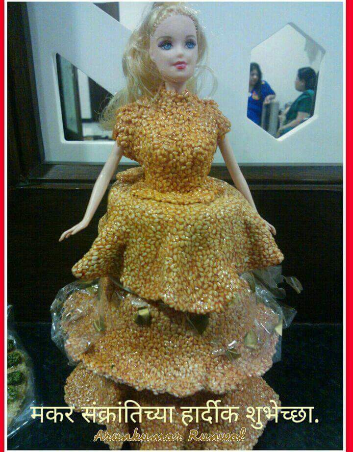 Bornahan craft ideas Sugar doll for decoration