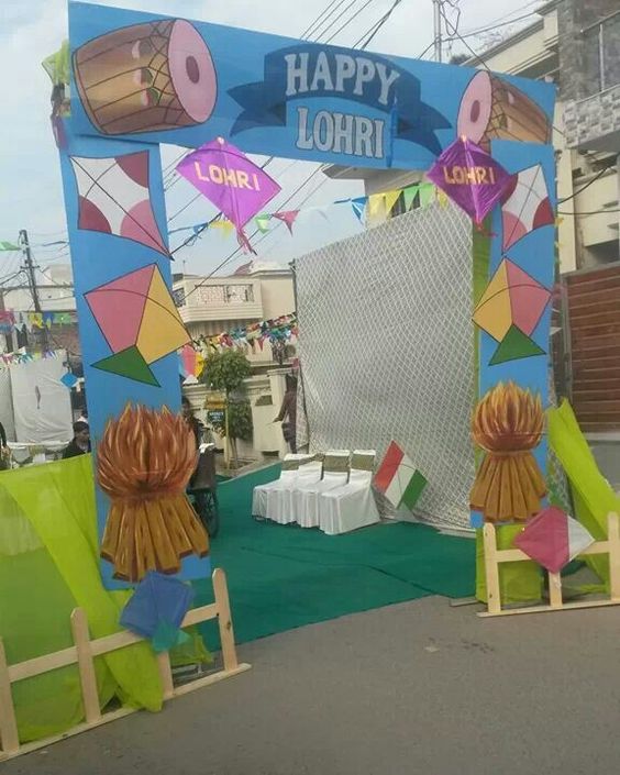 Lohri-Festivle-Happy Lohri banner crafts