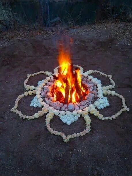 Decorating the Lohri fire Beautiful Craft ideas for Lohri Festival