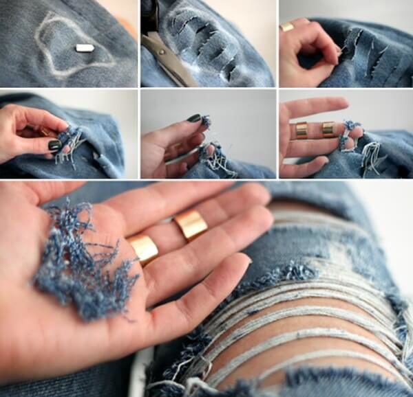 Ripped-Jeans-wonderfuldiy Awesome DIY Ideas To Renew Your Old Jeans (Trendy Fashion)